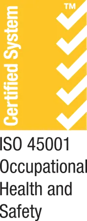 ISO 45001 Occupational Health and Safety Certified